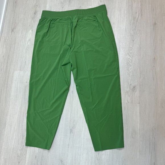 Athleta Brooklyn Ankle Pant Womens 18 Baja Green Pull On Lightweight - Picture 2 of 3